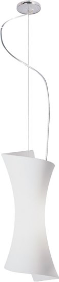 Foto para 100W Conico 1-Light Pendant SN Opal White Glass MB Incandescent (OA HT 48"-120")