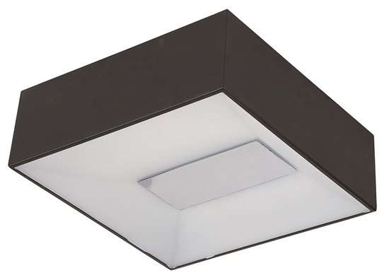 Foto para 20W Collage LED Flush Mount BK White 13"x5.25"x13" 