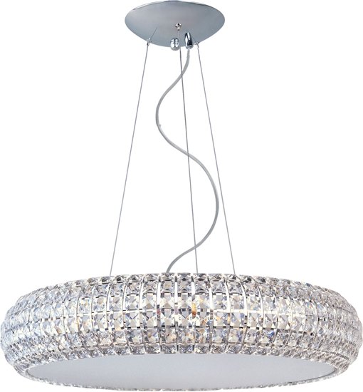 Picture of 40W Bijou 10-Light Pendant PC Crystal Glass G9 Xenon (OA HT 18"-120")