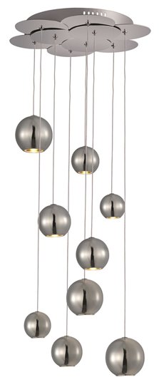 Foto para 3W Bollero 9-Light LED Pendant PC (OA HT 8"-128")