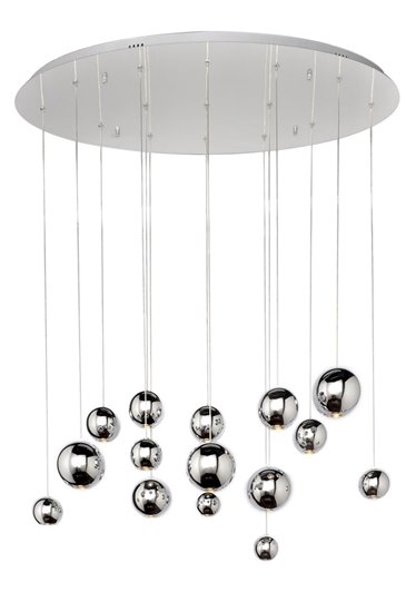 Foto para 3W Bollero 15-Light LED Pendant PC (OA HT 8"-128")