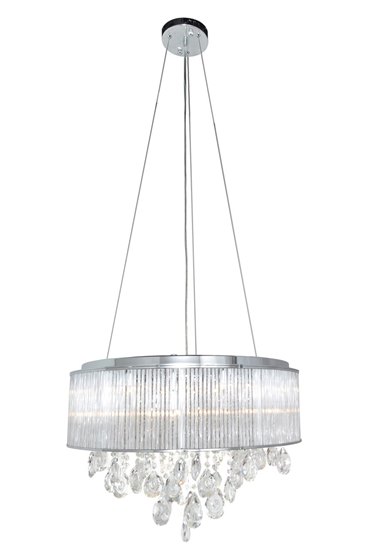 Foto para 40W Gala 10-Light Pendant PC Clear G9 (OA HT 20"-150")