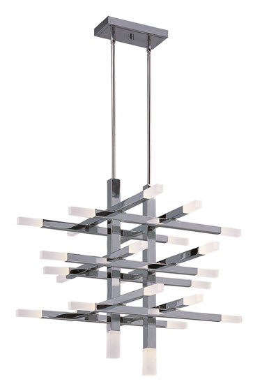 Foto para 1.5W Crossroads 26-Light LED Pendant PC Frosted (OA HT 28"-72")