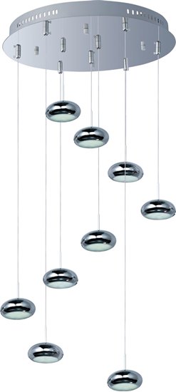 Picture of 4.8W Dial 9-Light LED Pendant PC (OA HT 6"-120")