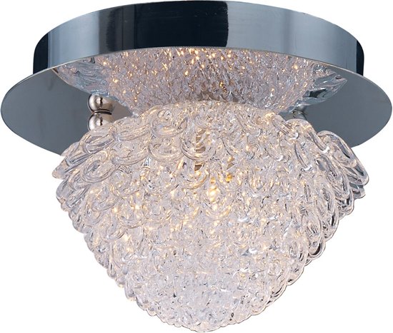 Foto para 40W Blossom 1-Light Flush Mount PC Crystal Glass G9 Xenon 8-Min