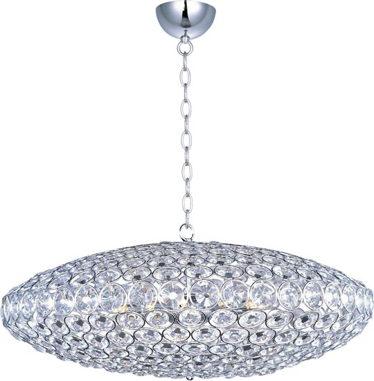 Picture of 60W Brilliant 12-Light Pendant PC Crystal Glass G9 Xenon (OA HT 18"-132")72" Chain