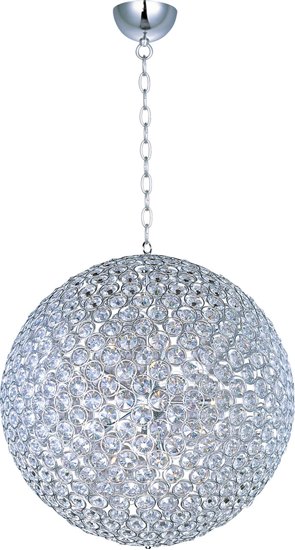 Picture of 60W Brilliant 15-Light Pendant PC Crystal Glass G9 Xenon (OA HT 40"-156")72" Chain