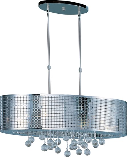 Picture of 40W Illusion 9-Light Pendant PC Bubble Glass G9 Xenon (OA HT 27"-63")