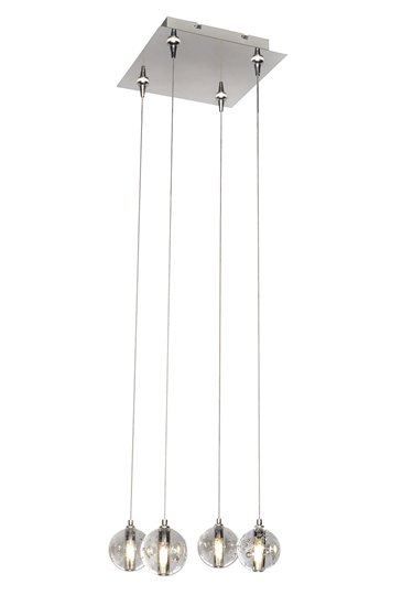 Foto para 1.5W Harmony 4-Light RapidJack Pendant and Canopy PC Bubble LED (OA HT 134")