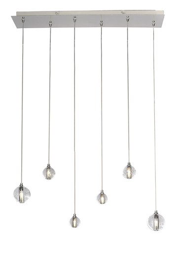 Foto para 1.5W Harmony 6-Light LED Pendant PC Bubble (OA HT 6"-126")