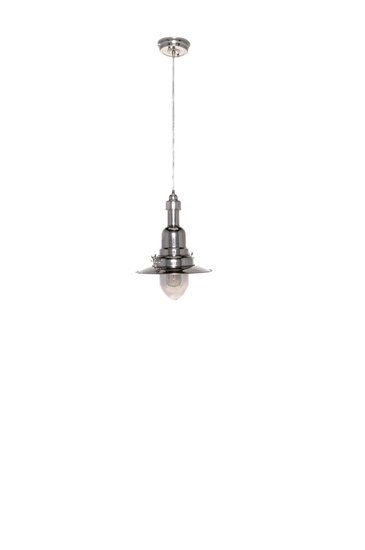 Picture of 100W Hi-Bay 1-Light Pendant PN Mirror Smoke Metal MB Incandescent 16"x24" (OA HT 87")