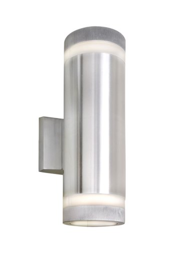 Foto para 10W Lightray 2-Light LED Wall Sconce Wet AL 4.25"x12" 10-Min