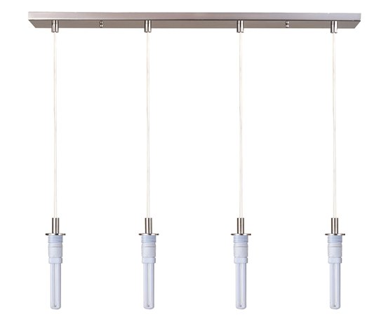 Picture of 13W Carte 4-light Pendant Frame SN G24q- 1 Quad T4 CFL Fluorescent (OA HT 24"-60") 4-Min