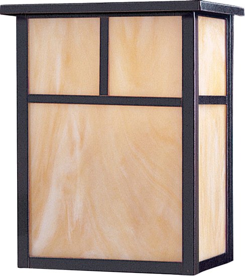 Picture of 13W Coldwater EE 2-Light Outdoor Wall Lantern BU Honey Glass GU24 Fluorescent 