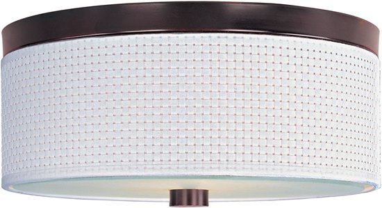 Picture of 13W Elements 3-Light Flush Mount OI Vinyl GU24 Fluorescent 