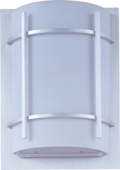 Foto para 13W Luna 1-Light Outdoor Wall Lantern BM White Acrylic GU24 Fluorescent 