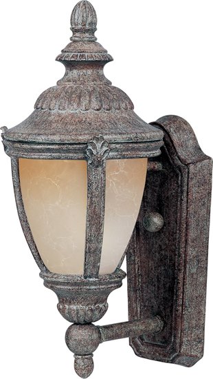 Foto para 13W Morrow Bay EE 1-Light Outdoor Wall Lantern ET Latte Glass GU24 Fluorescent 