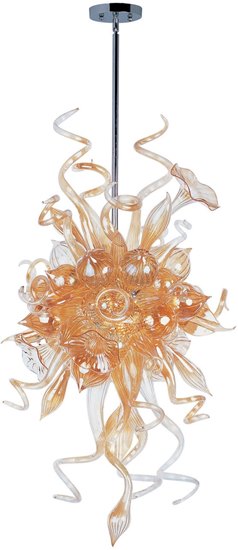 Picture of 1W Mimi LED 6-Light Pendant PC Cognac Glass (OA HT 78")