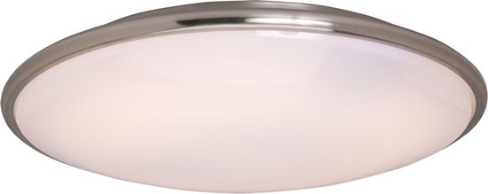 Picture of 22+32W Rim EE 2-Light Flush Mount SN White Acrylic 4-Pin T9 Circline Fluorescent 5-Min