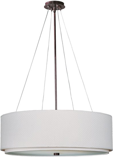 Picture of 26W Elements 4-Light Pendant OI Vinyl GU24 Fluorescent (OA HT 27"-59")