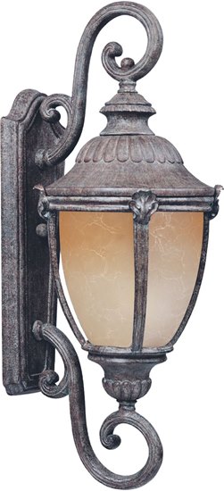 Foto para 26W Morrow Bay EE 1-Light Outdoor Wall Lantern ET Latte Glass GU24 Fluorescent 10.5"x27" 