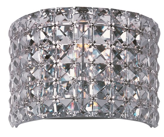 Foto para 40W Vision 1-Light Wall Sconce PC Beveled Crystal G9 Xenon 