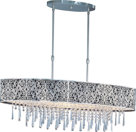 Picture of 50W Rapture 7-Light Pendant SN Fabric G9 Xenon (OA HT 57") (CAN 13.5"x4.5"x0.75")