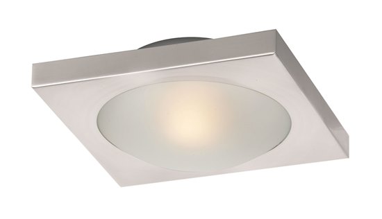 Foto para 5W Piccolo LED 1-Light LED Flush/Wall Mount SN Frost White 7.5"x7.5"x3" 12-Min