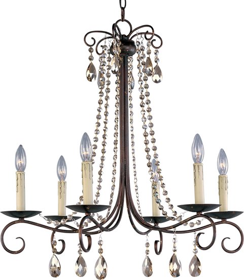 Picture of 60W Adriana 6-Light Chandelier UR CA Incandescent 36" Chain