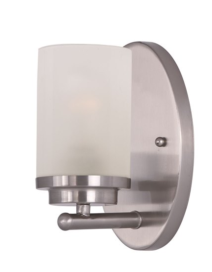 Picture of 60W Corona 1-Light Wall Sconce SN Frosted MB 