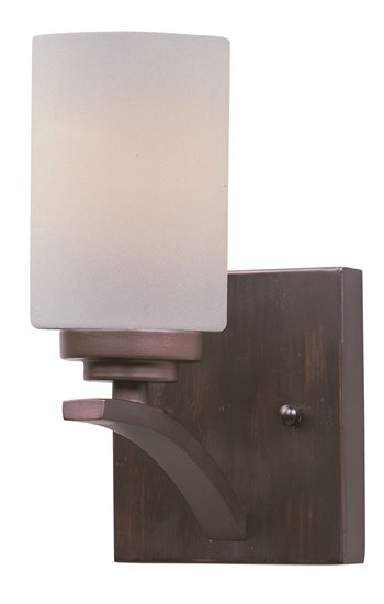 Foto para 60W Deven 1-Light Wall Sconce OI Satin White MB Incandescent 