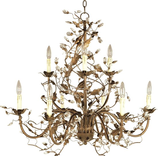 Picture of 60W Elegante 9-Light Chandelier EG CA Incandescent 72" Chain