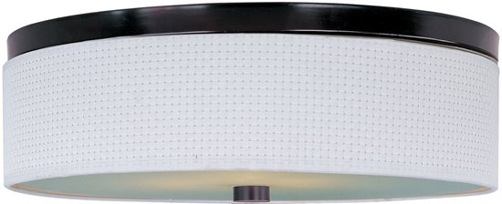 Foto para 60W Elements 3-Light Flush Mount OI Vinyl MB Incandescent 