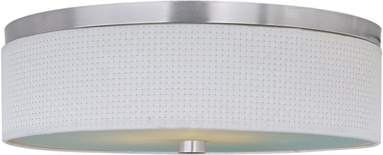 Picture of 60W Elements 3-Light Flush Mount SN Vinyl MB Incandescent 