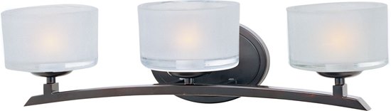 Picture of 60W Elle 3-Light Bath Vanity OI Frosted Glass G9 Frost Xenon 