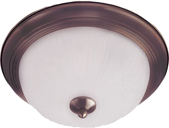 Foto para 60W Essentials - 583x-Flush Mount OI 3-lights Frosted Glass MB Incandescent 