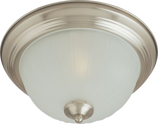 Foto para 60W Essentials - 583x-Flush Mount SN 2-lights Frosted Glass MB Incandescent 