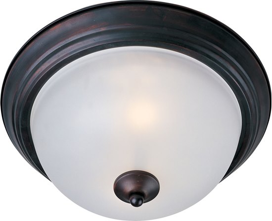 Foto para 60W Essentials - 584x-Flush Mount OI 2-lights Frosted Glass MB Incandescent 