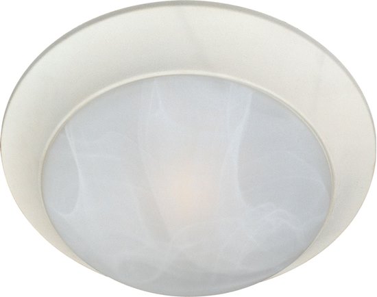 Foto para 60W Essentials - 5850-Flush Mount TW 3-lights Marble Glass MB Incandescent 