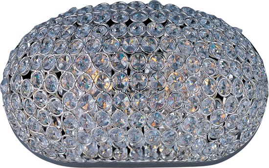 Foto para 60W Glimmer 2-Light Wall Sconce PS Beveled Crystal Glass G9 Xenon 