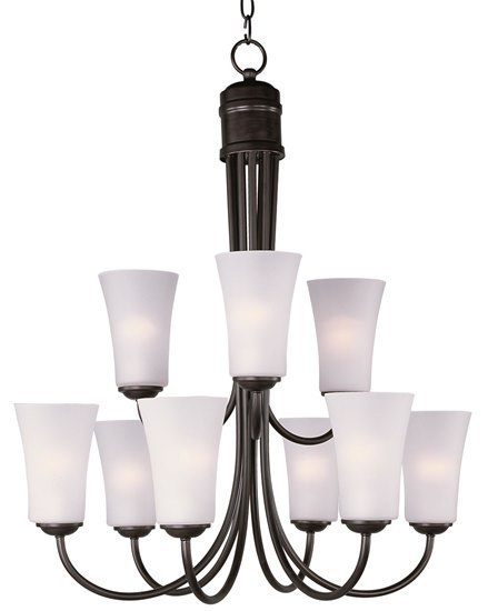 Picture of 60W Logan 9-Light Chandelier OI Frosted MB 