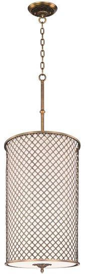 Foto para 60W Manchester 6-Light Entry Foyer Pendant NAB Fabric MB Incandescent (CAN 1")