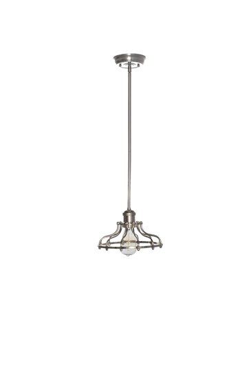 Foto para 60W Mini Hi-Bay 1-Light Pendant PN Metal MB Incandescent 10"x5.75" (OA HT 50")