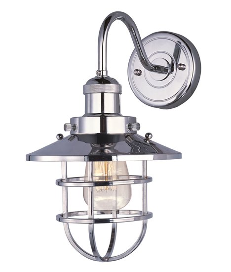 Foto para 60W Mini Hi-Bay 1-Light Wall Sconce PN MB 8"x15.5" 