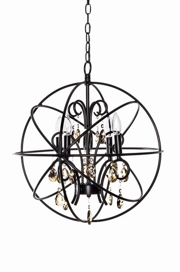 Picture of 60W Orbit 4-Light Pendant OI CA Incandescent 36" Chain