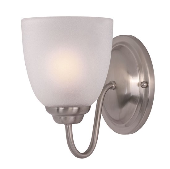 Picture of 60W Stefan 1-Light Wall Sconce SN Frosted MB 