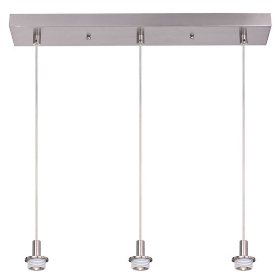 Picture of 8W Carte LED 3-Light Pendant SN (OA HT 24"-60")