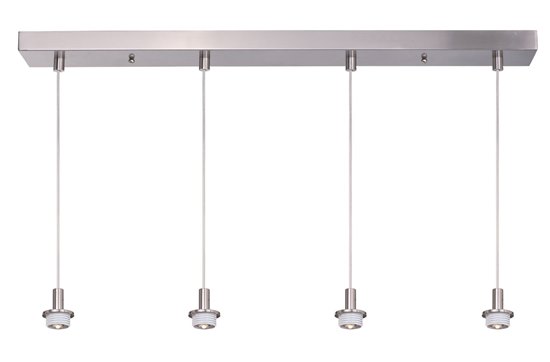 Picture of 8W Carte LED 4-Light Pendant SN (OA HT 24"-60")