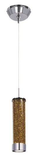 Foto para Chroma 1-Light LED RapidJack Pendant and Canopy PC Amber 