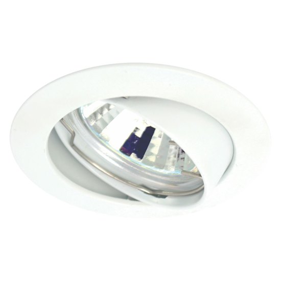 Picture of 50W Round White GX5.3 Directional 12V Spotlight